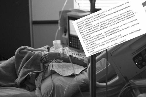 "Non si muore solo di Covid": la straziante lettera di un malato di tumore