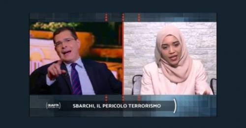 Porti aperti, la lite tra Capezzone e l’attivista musulmana