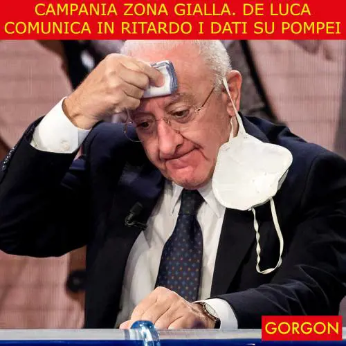 Ecco la satira del giorno. Comunicati i dati della Campania