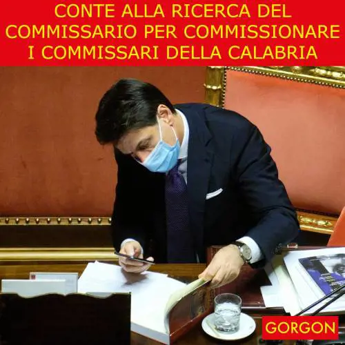 Ecco la satira del giorno. Conte cerca nuovo commissario