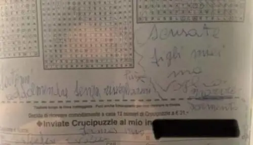 "Voglio morire", i messaggi di pazienti Covid lasciati sulle pagine delle parole crociate