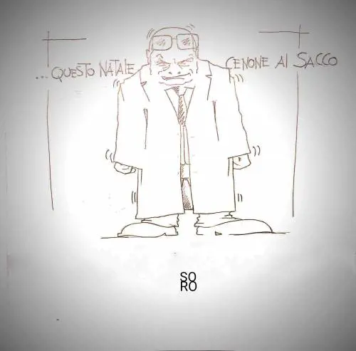 La vignetta del giorno: il prof. Galli auspica un Natale al Sacco