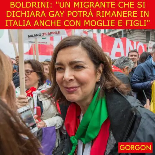 Ecco la satira del giorno. Boldrini, migranti e gay