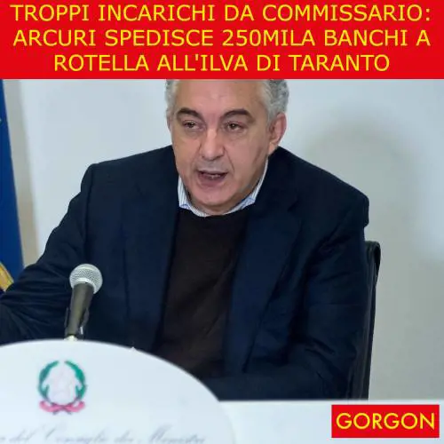 Ecco la satira del giorno. Arcuri: troppi incarichi
