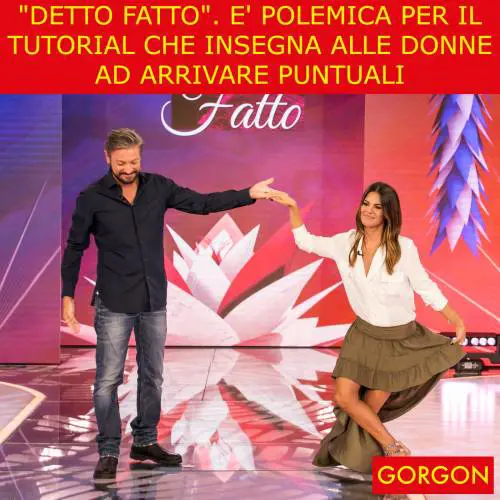 Ecco la satira del giorno. Polemiche a "Detto Fatto"