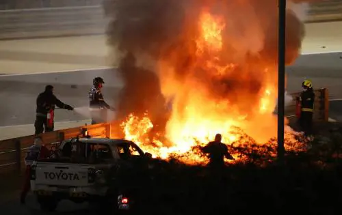 F1, il terribile incidente di Grosjean