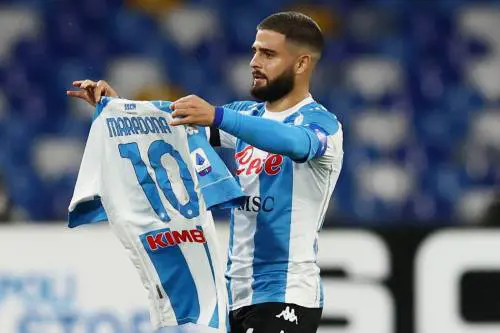 Insigne, un gol alla Diego con dedica