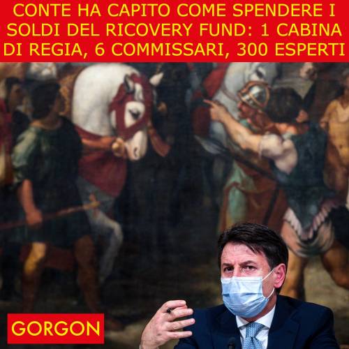 Ecco la satira del giorno: così Conte spende i soldi