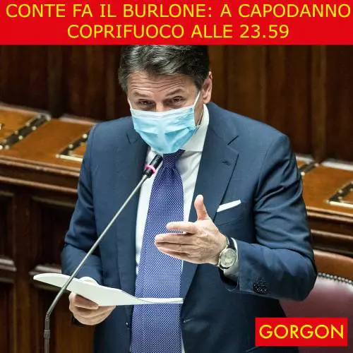 Ecco la satira del giorno: Conte decide anche sul Capodanno