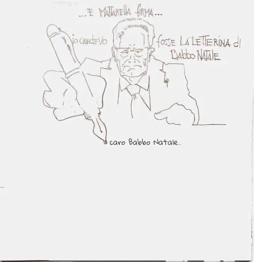 La vignetta del giorno: ...e Mattarella firma