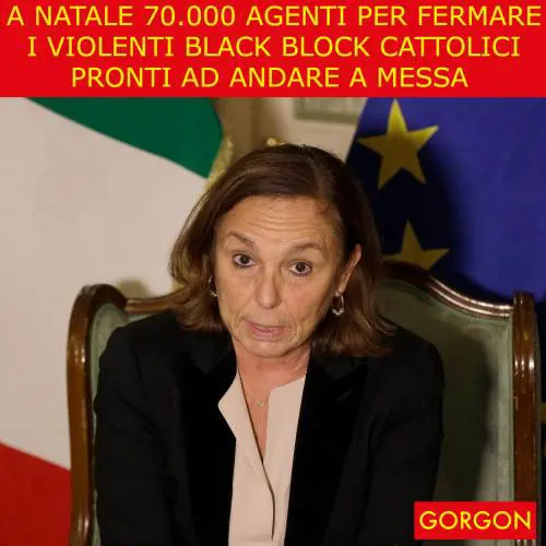 Ecco la satira del giorno. Un Natale blindato