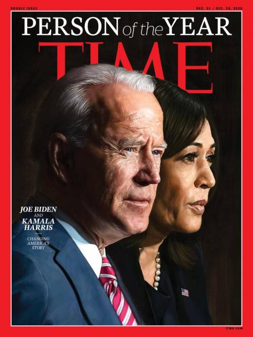 Joe Biden e Kamala Harris persone dell'anno secondo il Time