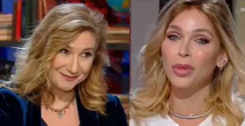 Lite in diretta tra la conduttrice e Vittoria Schisano: "Tutto questo mi disturba"