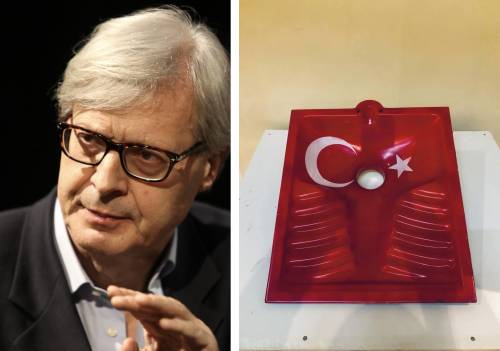 Dopo le minacce choc, Sgarbi ritira l'opera d'arte