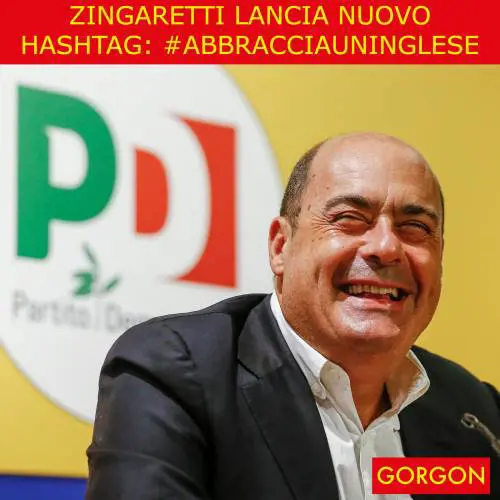 Ecco la satira del giorno. Zingaretti lancia nuovo slogan