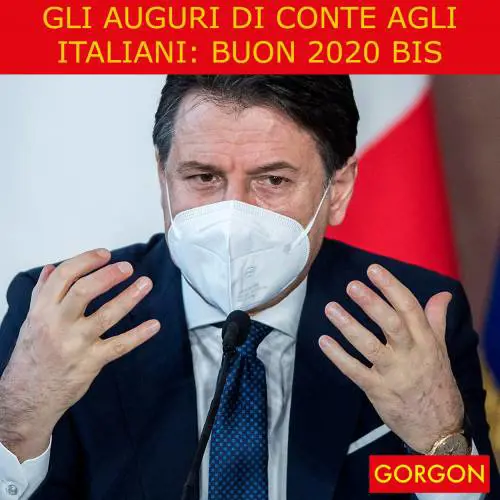 Ecco la satira del giorno. Gli auguri di Conte