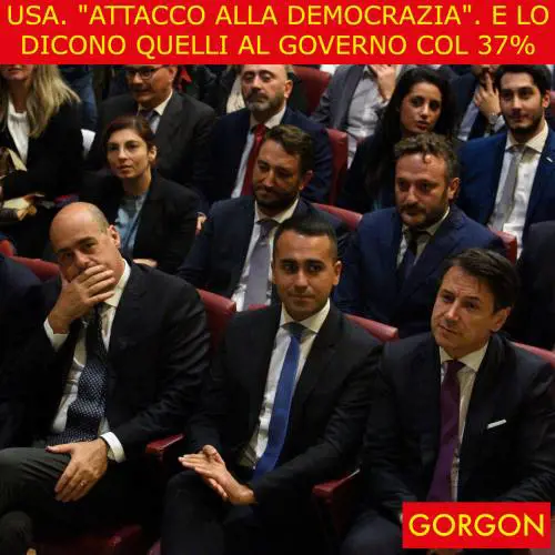 Ecco la satira del giorno. Usa: "Attacco alla democrazia"