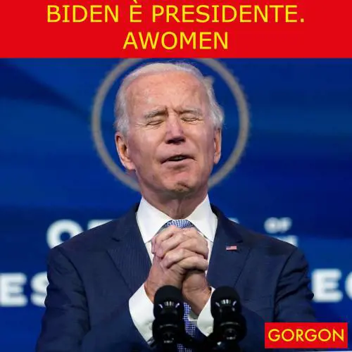 Ecco la satira del giorno. Biden è presidente