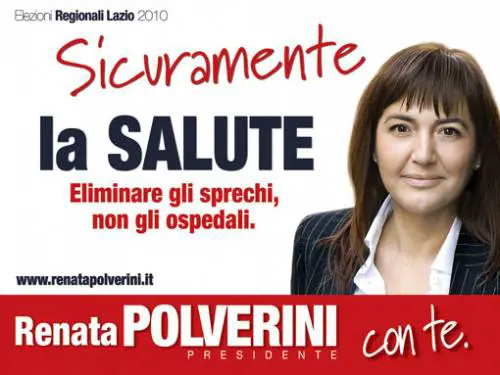 La Polverini è fuori da FI. Ma ora spunta lo slogan profetico: Con te