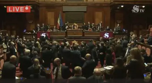 Assembramenti e proteste: al Senato va in scena pure la Var