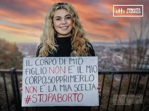 "Il corpo di mio figlio non è il mio corpo". La campagna contro l'aborto