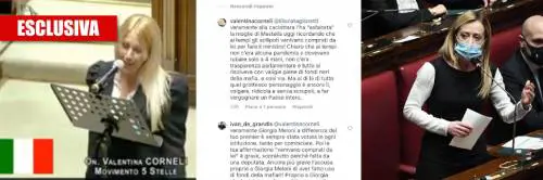 Insulti choc della grillina alla Meloni: ​"Caciottara, ridicola, fai vergogna"
