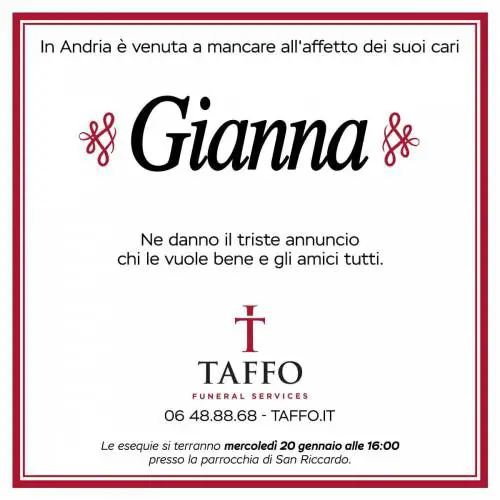 Quel manifesto funebre che scatena la polemica