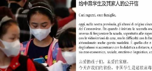 Lettera appello agli studenti cinesi: "Tornate a scuola"
