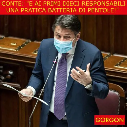 Ecco la satira del giorno. Conte tratta coi responsabili