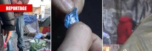 "Cosa vuoi? Cocaina... eroina...". Nella tendopoli dei pusher si spaccia h24