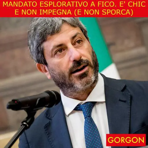 Ecco la satira del giorno: mandato esplorativo a Fico