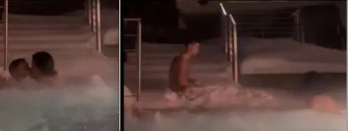 Il bagno di coppia di Ronaldo solleva un mare di polemiche