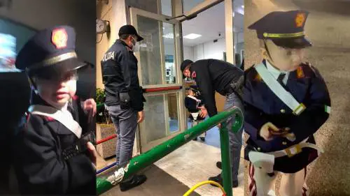 Ha sconfitto il cancro a 3 anni e realizza il sogno da poliziotto