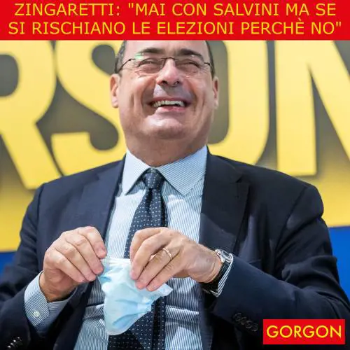 Ecco la satira del giorno. Zingaretti: mai con Salvini