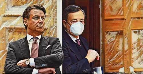 Conte e Draghi come il diavolo e l’acqua santa