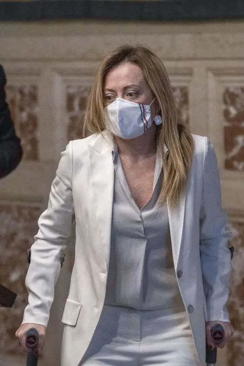 Il faccia a faccia Draghi-Meloni: "Non votiamo la fiducia"