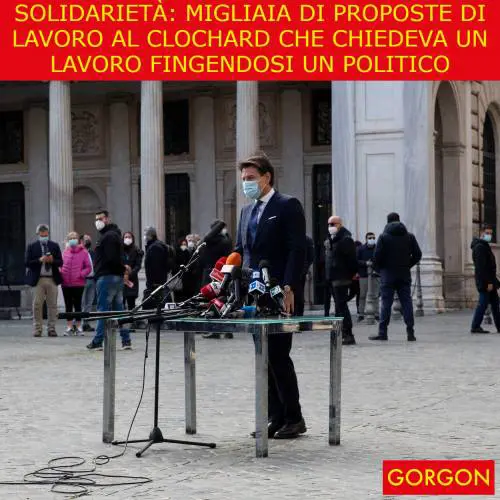 Ecco la satira del giorno. Solidarietà a Conte