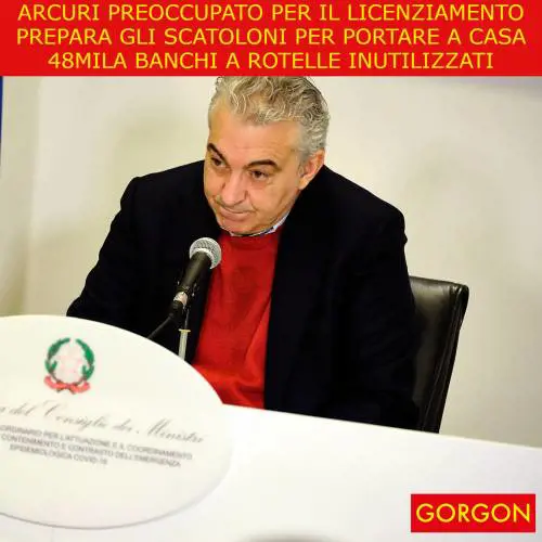 Ecco la satira del giorno. Arcuri preoccupato