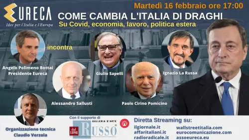 Come cambia l'Italia di Draghi. ​La diretta con Sallusti e Sapelli