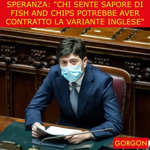 Ecco la satira del giorno. Speranza e la variante inglese