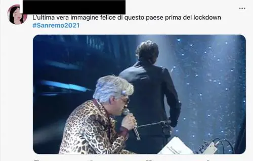 Il Festival con gli occhi del web (prima serata)