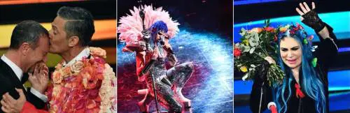 La Bertè è la regina di Sanremo. Achille Lauro "piange" sangue