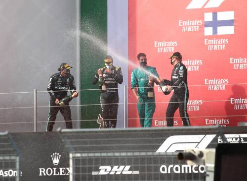 F1, lo spumante batte lo champagne