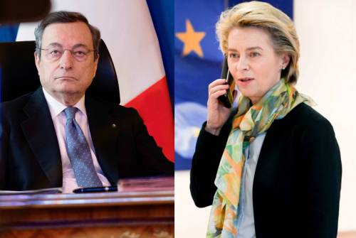 Draghi sente Von der Leyen: ​"Più proporzionalità nella gestione migranti"