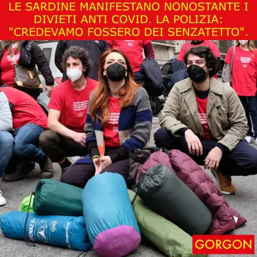 Ecco la satira del giorno. Sardine fuorilegge
