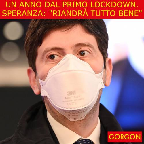 Ecco la satira del giorno. Un anno dal Lockdown