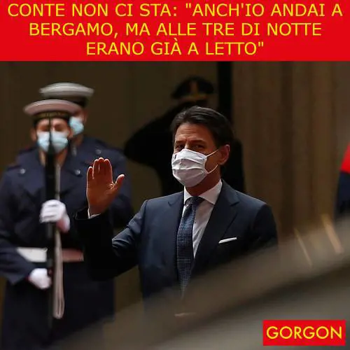 Ecco la satira del giorno. Conte non ci sta
