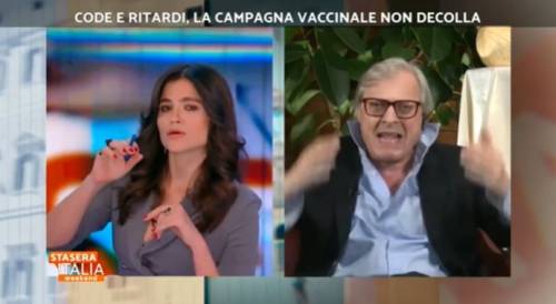 Sgarbi scatenato: “Coprifuoco? Io vado dove c… voglio”