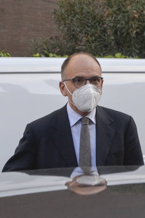 Il segretario del Pd Enrico Letta