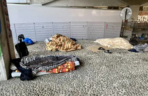 "Per Sala sono invisibili". I senzatetto che vivono nei cavalcavia del centro